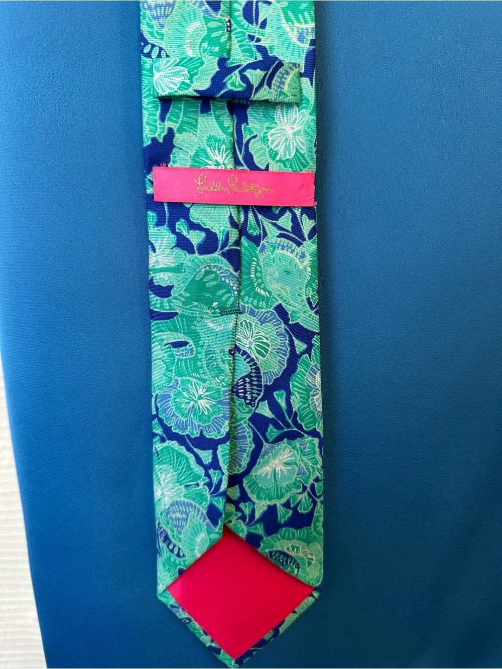 Lilly Pulitzer Carlynn Satin Bow Dress in Morelle Blue - Picture 4 of 6